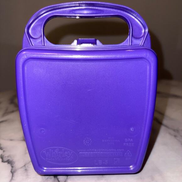 VINTAGE ELMO Lunch Box Plastic Whirley MadeInUSA Plastic 8x6x3" - Picture 3 of 9